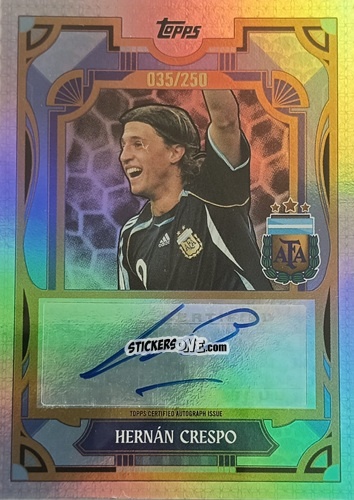 Sticker Hernán Crespo - Argentina 2024 Team Set
 n. AT-HC - Topps