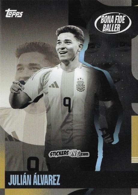 Cromo Julián Álvarez - Argentina 2024 Team Set
 n. 46 - Topps