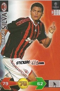 Sticker Thiago Silva - UEFA Champions League 2009-2010. Super Strikes n. 3 - Panini