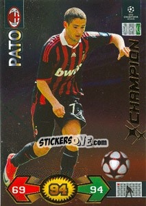 Sticker Alexandre Pato - UEFA Champions League 2009-2010. Super Strikes - Panini