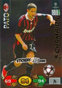Sticker Alexandre Pato - UEFA Champions League 2009-2010. Super Strikes n. 14 - Panini