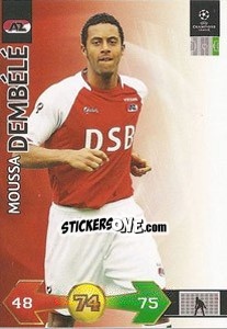 Cromo Mousa Dembélé - UEFA Champions League 2009-2010. Super Strikes - Panini