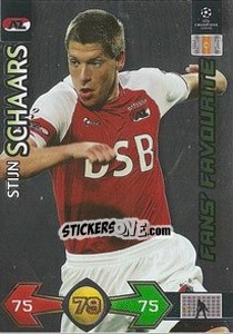 Sticker Stijn Schaars - UEFA Champions League 2009-2010. Super Strikes n. 27 - Panini
