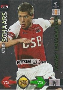 Sticker Stijn Schaars - UEFA Champions League 2009-2010. Super Strikes - Panini