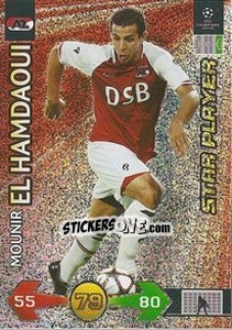 Sticker Mounir El Hamdaoui - UEFA Champions League 2009-2010. Super Strikes n. 29 - Panini