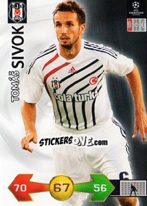 Sticker Tomáš Sivok - UEFA Champions League 2009-2010. Super Strikes n. 33 - Panini