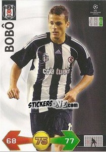 Sticker Bobo - UEFA Champions League 2009-2010. Super Strikes n. 37 - Panini