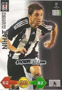 Sticker Nihat Kahveci - UEFA Champions League 2009-2010. Super Strikes - Panini