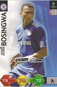 Sticker Jose Bosingwa - UEFA Champions League 2009-2010. Super Strikes n. 43 - Panini