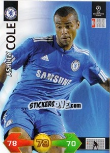 Sticker Ashley Cole - UEFA Champions League 2009-2010. Super Strikes n. 46 - Panini