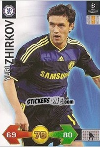 Sticker Yuri Zhirkov - UEFA Champions League 2009-2010. Super Strikes n. 47 - Panini