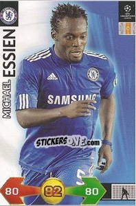 Sticker Michael Essien - UEFA Champions League 2009-2010. Super Strikes n. 50 - Panini