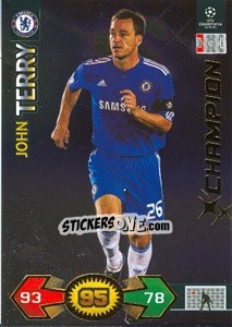 Sticker John Terry - UEFA Champions League 2009-2010. Super Strikes n. 57 - Panini