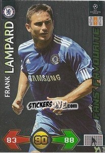 Sticker Frank Lampard - UEFA Champions League 2009-2010. Super Strikes n. 60 - Panini