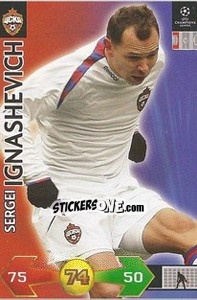 Figurina Ignashevich Sergei - UEFA Champions League 2009-2010. Super Strikes - Panini