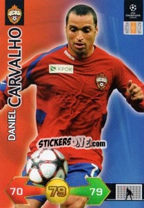 Sticker Carvalho Daniel - UEFA Champions League 2009-2010. Super Strikes - Panini