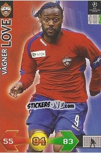 Sticker Love Vagner - UEFA Champions League 2009-2010. Super Strikes n. 72 - Panini