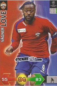 Figurina Love Vagner - UEFA Champions League 2009-2010. Super Strikes - Panini