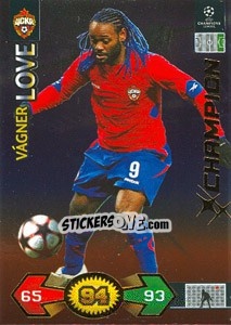Sticker Love Vagner - UEFA Champions League 2009-2010. Super Strikes n. 73 - Panini