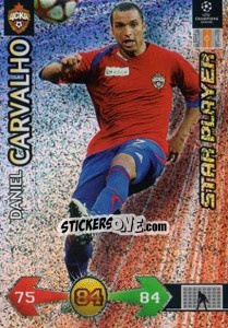 Figurina Carvalho Daniel - UEFA Champions League 2009-2010. Super Strikes - Panini