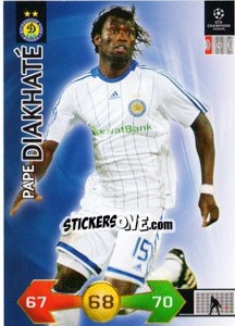 Sticker Pape Diakhate - UEFA Champions League 2009-2010. Super Strikes n. 79 - Panini