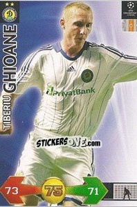 Sticker Tiberiu Ghioane - UEFA Champions League 2009-2010. Super Strikes n. 81 - Panini