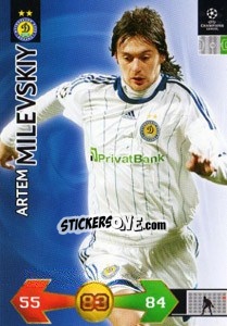 Sticker Artem Milevskiy - UEFA Champions League 2009-2010. Super Strikes - Panini