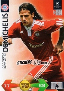Sticker Demichelis Martin - UEFA Champions League 2009-2010. Super Strikes - Panini