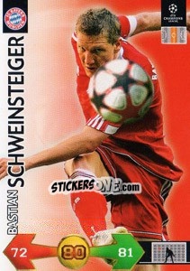 Sticker Schweinsteiger Bastian - UEFA Champions League 2009-2010. Super Strikes n. 118 - Panini