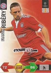 Sticker Ribery Franck - UEFA Champions League 2009-2010. Super Strikes n. 119 - Panini