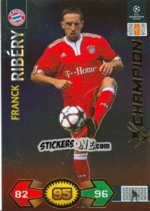 Sticker Ribery Franck - UEFA Champions League 2009-2010. Super Strikes n. 125 - Panini
