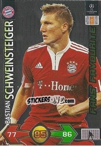 Sticker Schweinsteiger Bastian - UEFA Champions League 2009-2010. Super Strikes n. 127 - Panini