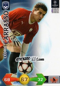 Sticker Carrasso Cedric - UEFA Champions League 2009-2010. Super Strikes - Panini