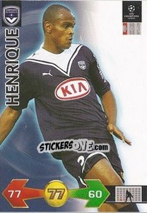 Cromo Henrique - UEFA Champions League 2009-2010. Super Strikes - Panini