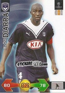 Figurina Diarra Alou - UEFA Champions League 2009-2010. Super Strikes - Panini