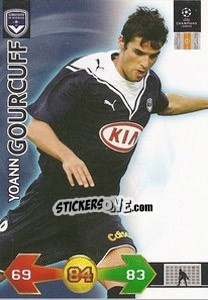 Sticker Gourcuff Yoann - UEFA Champions League 2009-2010. Super Strikes n. 133 - Panini