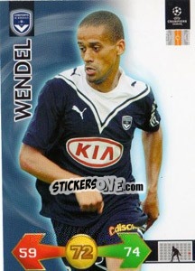 Sticker Wendel - UEFA Champions League 2009-2010. Super Strikes n. 134 - Panini