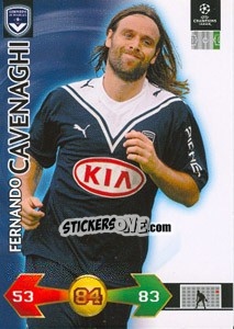 Figurina Cavenaghi Fernando - UEFA Champions League 2009-2010. Super Strikes - Panini