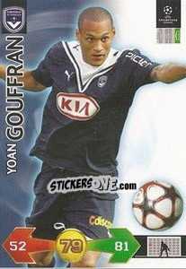 Sticker Gouffran Yoan - UEFA Champions League 2009-2010. Super Strikes - Panini