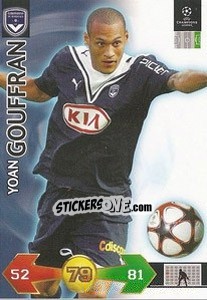 Sticker Gouffran Yoan - UEFA Champions League 2009-2010. Super Strikes n. 137 - Panini