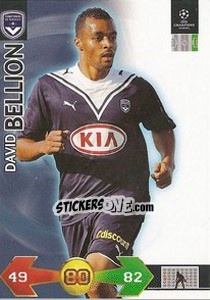 Sticker Bellion David - UEFA Champions League 2009-2010. Super Strikes - Panini