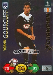 Sticker Gourcuff Yoann - UEFA Champions League 2009-2010. Super Strikes n. 139 - Panini