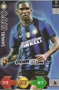 Sticker Eto'O Samuel - UEFA Champions League 2009-2010. Super Strikes n. 152 - Panini