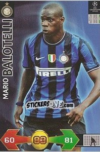 Sticker Balotelli Mario - UEFA Champions League 2009-2010. Super Strikes - Panini