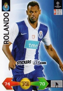 Sticker Rolando - UEFA Champions League 2009-2010. Super Strikes - Panini