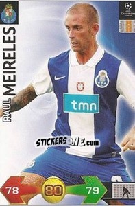 Sticker Meireles Raul - UEFA Champions League 2009-2010. Super Strikes n. 165 - Panini