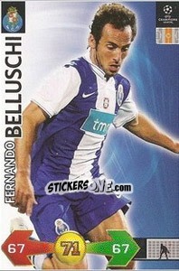 Figurina Belluschi Fernando - UEFA Champions League 2009-2010. Super Strikes n. 167 - Panini
