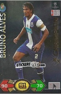 Sticker Bruno Alves - UEFA Champions League 2009-2010. Super Strikes n. 170 - Panini