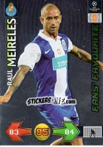 Sticker Meireles Raul - UEFA Champions League 2009-2010. Super Strikes n. 171 - Panini