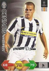 Figurina Giovinco Sebastian - UEFA Champions League 2009-2010. Super Strikes - Panini